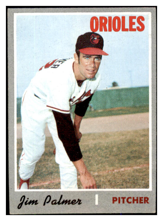 1970 Topps Baseball #449 Jim Palmer Orioles EX 493457