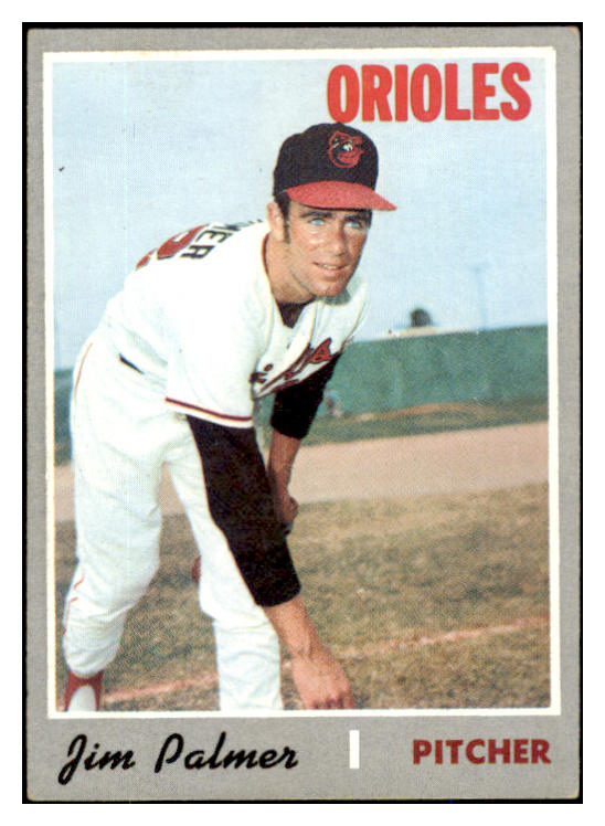 1970 Topps Baseball #449 Jim Palmer Orioles VG-EX 493462