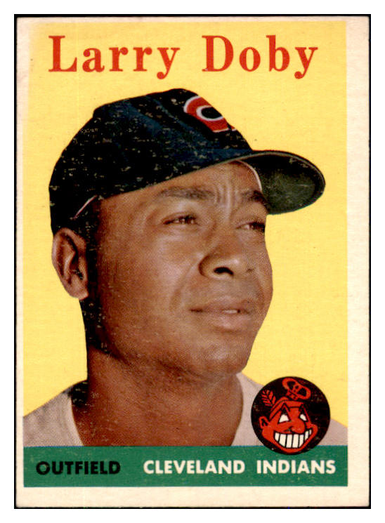 1958 Topps Baseball #424 Larry Doby Indians EX 493470
