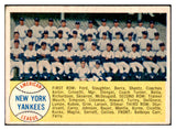 1958 Topps Baseball #246 New York Yankees Team VG-EX 493471