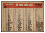 1958 Topps Baseball #246 New York Yankees Team VG-EX 493471