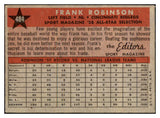 1958 Topps Baseball #484 Frank Robinson A.S. Reds VG-EX 493475