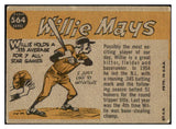 1960 Topps Baseball #564 Willie Mays A.S. Giants VG-EX 493494