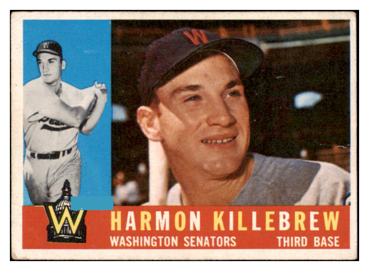 1960 Topps Baseball #210 Harmon Killebrew Senators VG-EX 493496