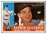 1960 Topps Baseball #210 Harmon Killebrew Senators VG-EX 493496