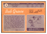 1970 Topps Football #010 Bob Griese Dolphins VG 493502