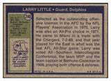 1972 Topps Football #240 Larry Little Dolphins VG-EX 493503
