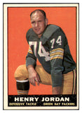 1961 Topps Football #045 Henry Jordan Packers EX+/EX-MT 493505