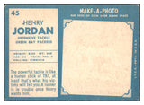 1961 Topps Football #045 Henry Jordan Packers EX+/EX-MT 493505