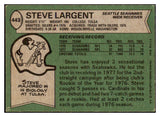 1978 Topps Football #443 Steve Largent Seahawks VG 493506