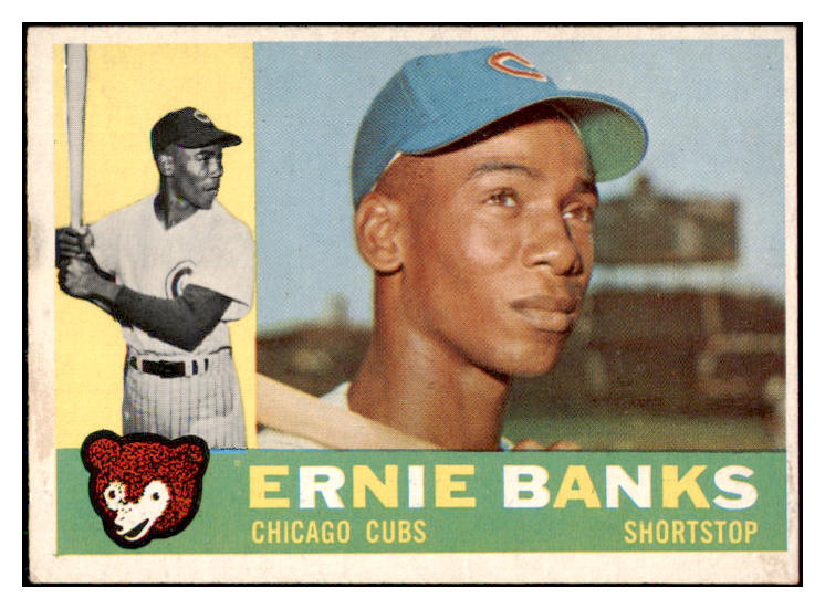 1960 Topps Baseball #010 Ernie Banks Cubs VG-EX 493512