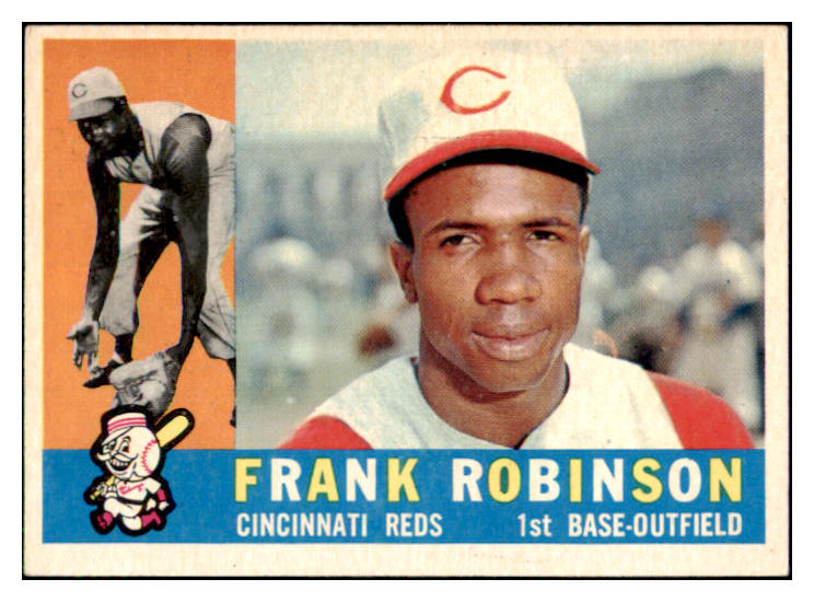 1960 Topps Baseball #490 Frank Robinson Reds EX 493521