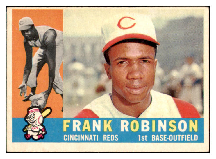 1960 Topps Baseball #490 Frank Robinson Reds EX 493522