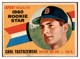 1960 Topps Baseball #148 Carl Yastrzemski Red Sox EX 493525