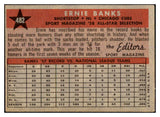 1958 Topps Baseball #482 Ernie Banks A.S. Cubs VG 493536