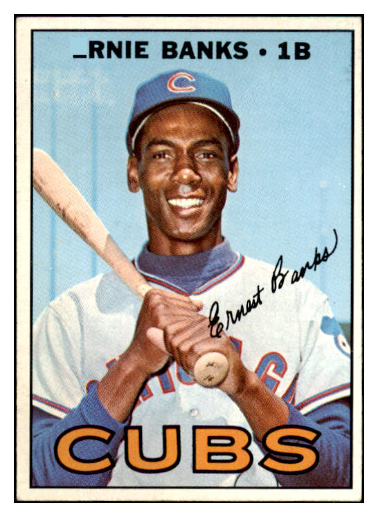 1967 Topps Baseball #215 Ernie Banks Cubs EX-MT 493556