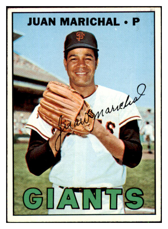 1967 Topps Baseball #500 Juan Marichal Giants EX-MT 493561