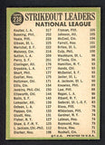 1967 Topps Baseball #238 N.L. Strike Out Leaders Sandy Koufax EX-MT 493567