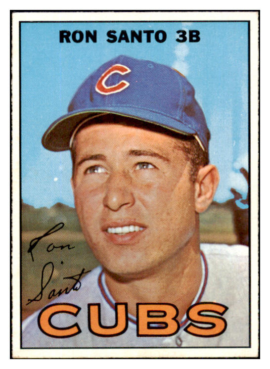 1967 Topps Baseball #070 Ron Santo Cubs NR-MT 493569