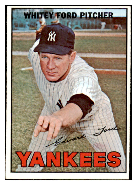 1967 Topps Baseball #005 Whitey Ford Yankees NR-MT 493570