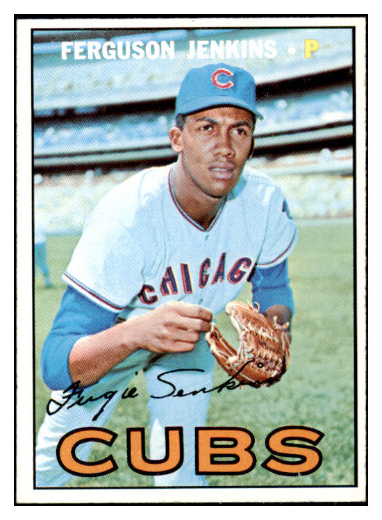 1967 Topps Baseball #333 Fergie Jenkins Cubs NR-MT 493573
