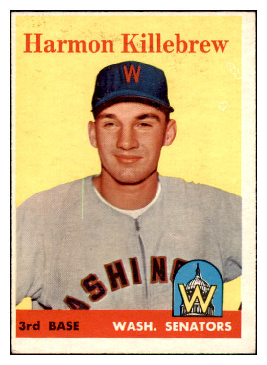 1958 Topps Baseball #288 Harmon Killebrew Senators EX-MT 493576