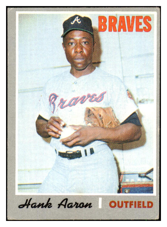 1970 Topps Baseball #500 Hank Aaron Braves VG-EX 493583