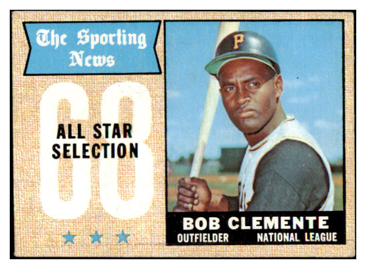 1968 Topps Baseball #374 Roberto Clemente A.S. Pirates VG-EX 493589