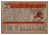 1957 Topps Baseball #020 Hank Aaron Braves FR-GD 493599