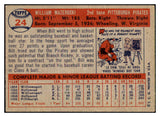 1957 Topps Baseball #024 Bill Mazeroski Pirates EX+/EX-MT 493615