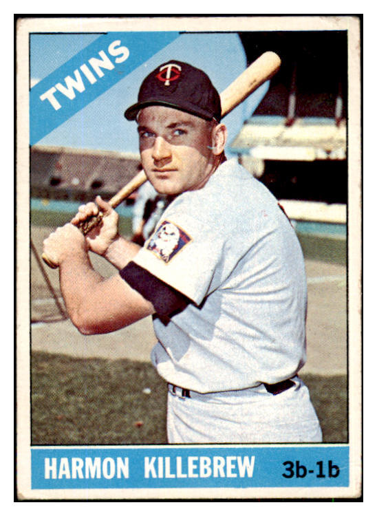 1966 Topps Baseball #120 Harmon Killebrew Twins Good 493618