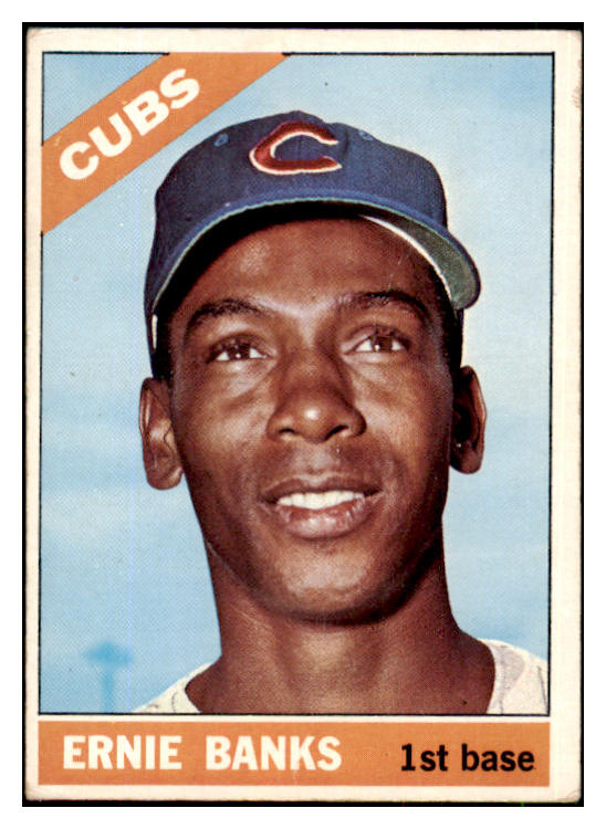 1966 Topps Baseball #110 Ernie Banks Cubs Good 493619