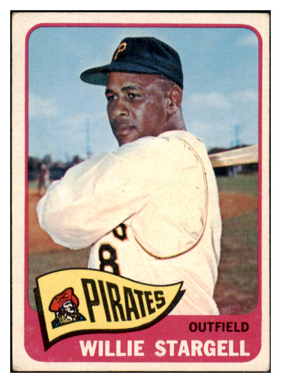 1965 Topps Baseball #377 Willie Stargell Pirates VG-EX 493620