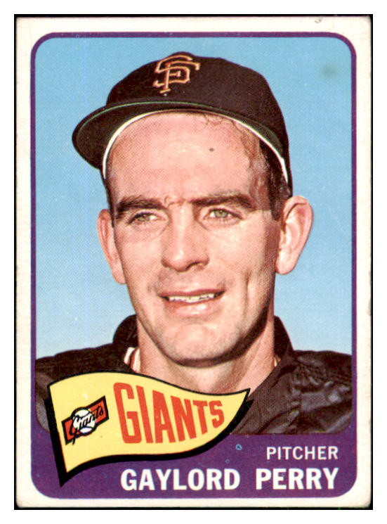 1965 Topps Baseball #193 Gaylord Perry Giants VG-EX 493623