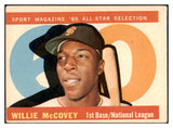 1960 Topps Baseball #554 Willie McCovey A.S. Giants VG-EX 493632