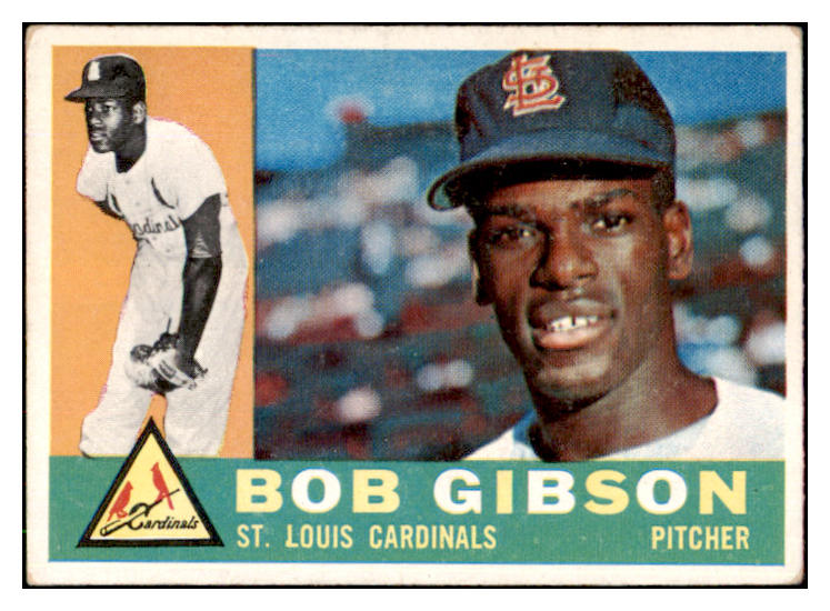 1960 Topps Baseball #073 Bob Gibson Cardinals EX 493642