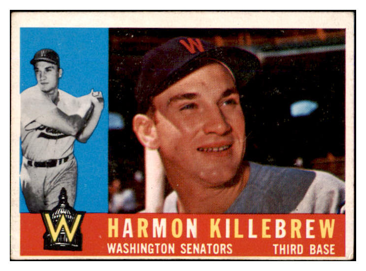 1960 Topps Baseball #210 Harmon Killebrew Senators VG-EX 493647