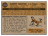 1960 Topps Baseball #343 Sandy Koufax Dodgers VG 493649