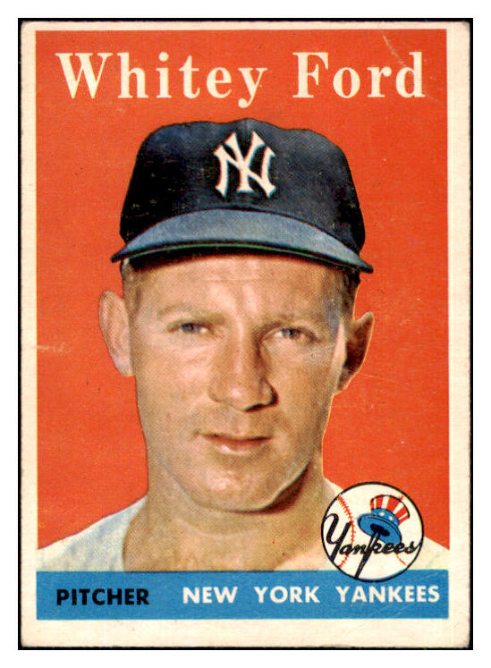 1958 Topps Baseball #320 Whitey Ford Yankees VG 493660