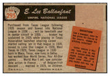 1955 Bowman Baseball #295 Lee Ballanfant Umpire NR-MT 493680