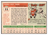 1955 Topps Baseball #011 Ferris Fain Tigers EX-MT 493690