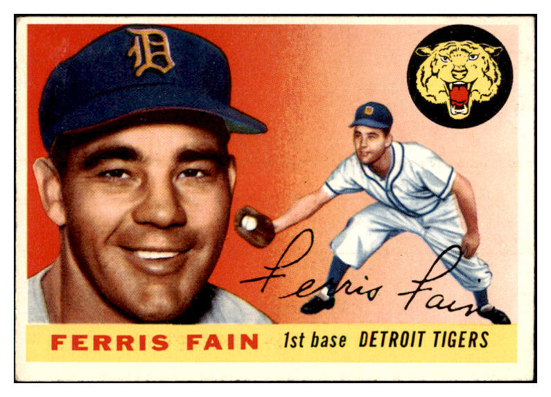 1955 Topps Baseball #011 Ferris Fain Tigers EX-MT 493691