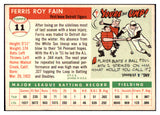1955 Topps Baseball #011 Ferris Fain Tigers EX-MT 493691