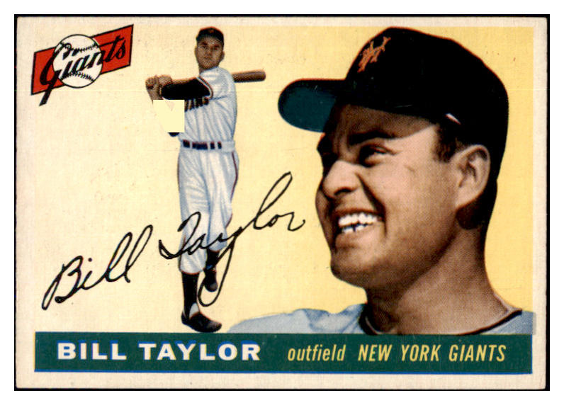 1955 Topps Baseball #053 Bill Taylor Giants EX-MT 493700