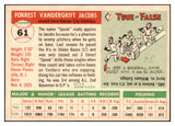 1955 Topps Baseball #061 Spook Jacobs A's EX-MT 493706