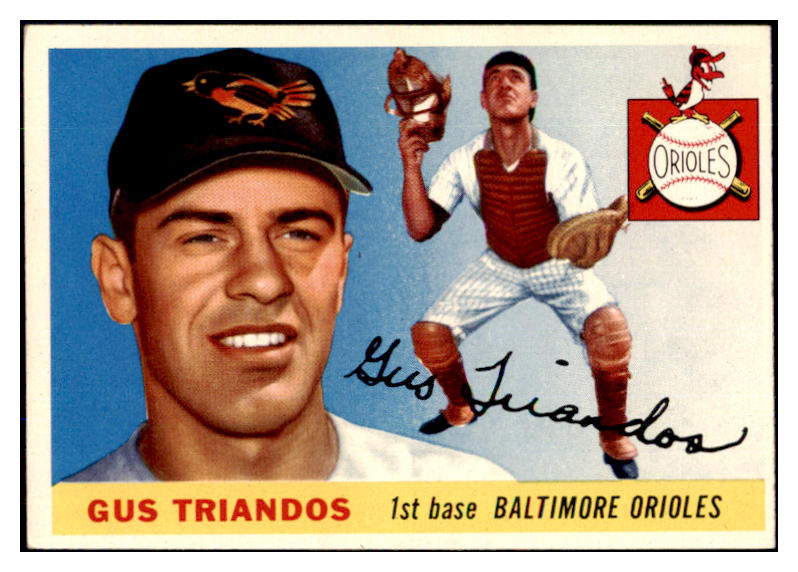 1955 Topps Baseball #064 Gus Triandos Orioles EX-MT 493707