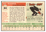 1955 Topps Baseball #064 Gus Triandos Orioles EX-MT 493707