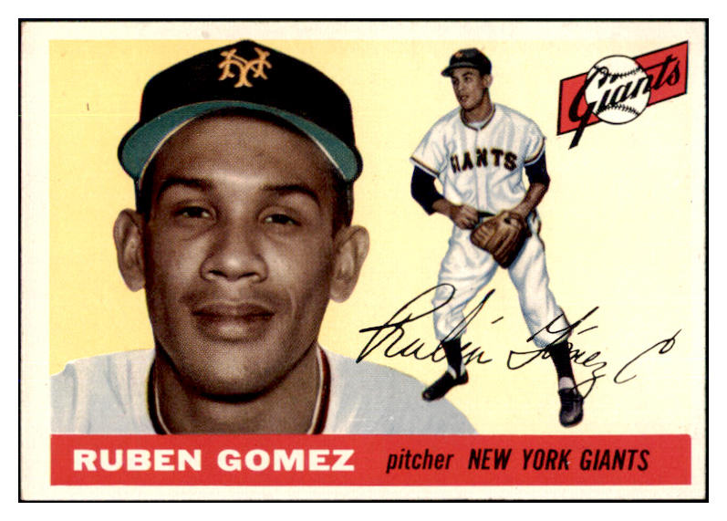 1955 Topps Baseball #071 Ruben Gomez Giants EX-MT 493710