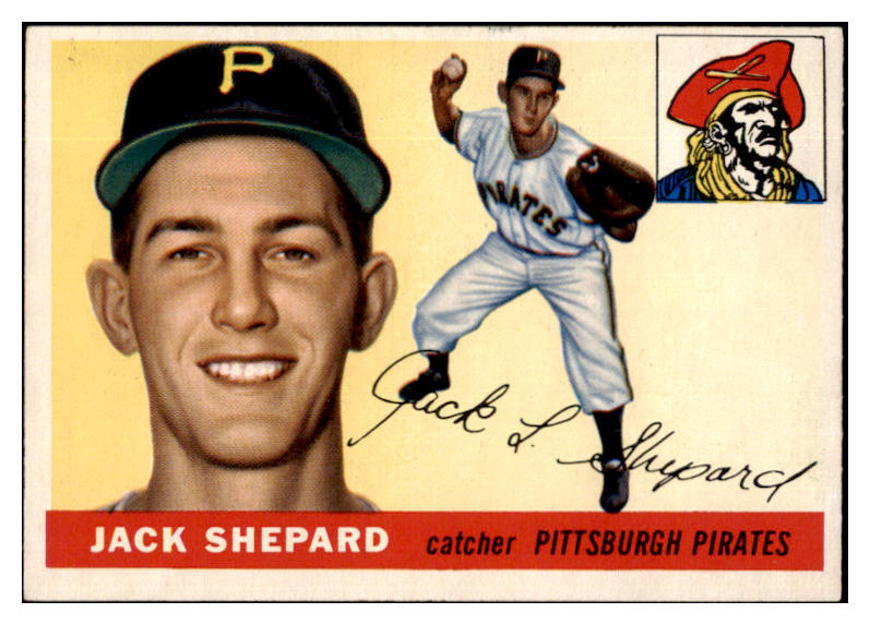 1955 Topps Baseball #073 Jack Shepard Pirates EX-MT 493711