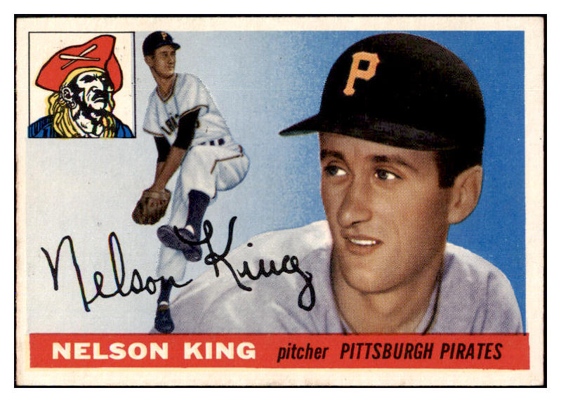 1955 Topps Baseball #112 Nelson King Pirates EX-MT 493729